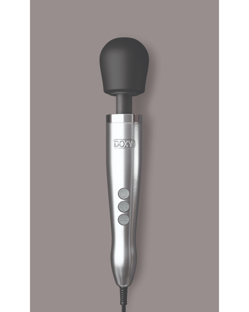 Doxy Wand Doxy Die Cast Extra Powerful Wand Vibrator - Silver