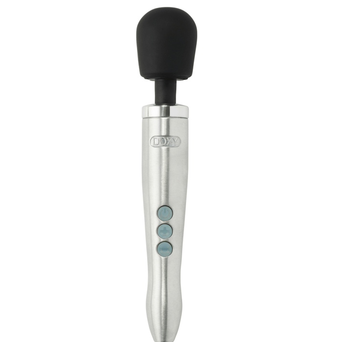 Doxy Wand Doxy Die Cast Extra Powerful Wand Vibrator - Silver