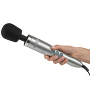 Doxy Die Cast Extra Powerful Wand Vibrator - Brushed Metal Silver