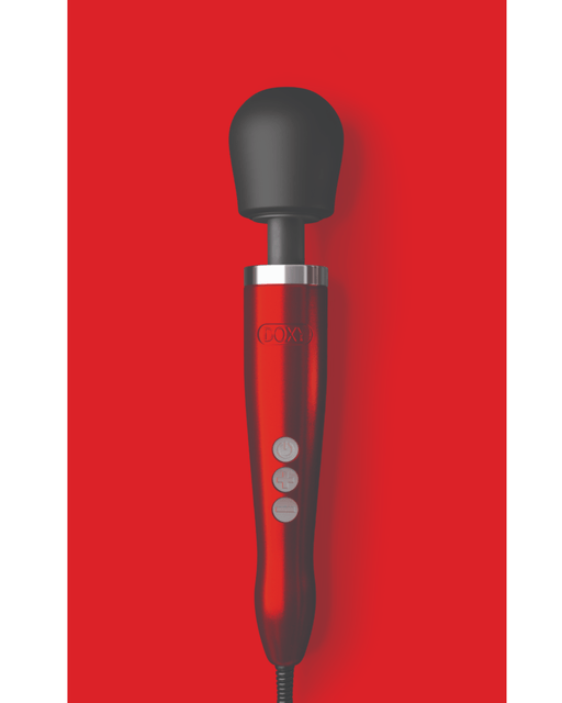 Doxy Wand Doxy Die Cast Extra Powerful Wand Vibrator - Red