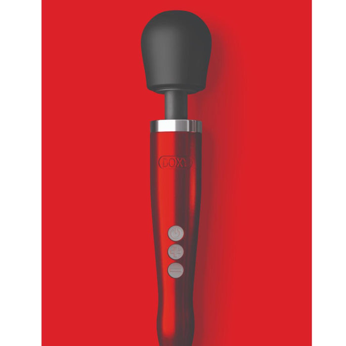 Doxy Die Cast Extra Powerful Wand Vibrator - Red