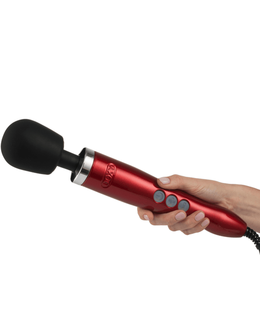 Doxy Wand Doxy Die Cast Extra Powerful Wand Vibrator - Red