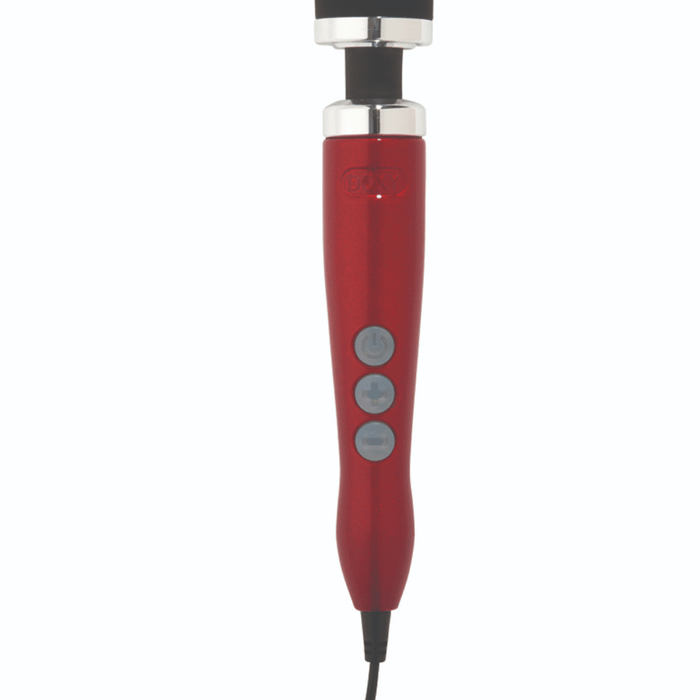 Doxy Wand Doxy Number 3 Aluminum Extra Powerful Wand Vibrator - Candy Red