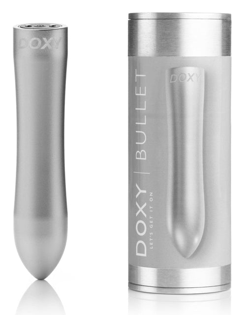 Doxy Bullet Vibrator Doxy Ultra Powerful Whisper Quiet Bullet Vibrator - Silver