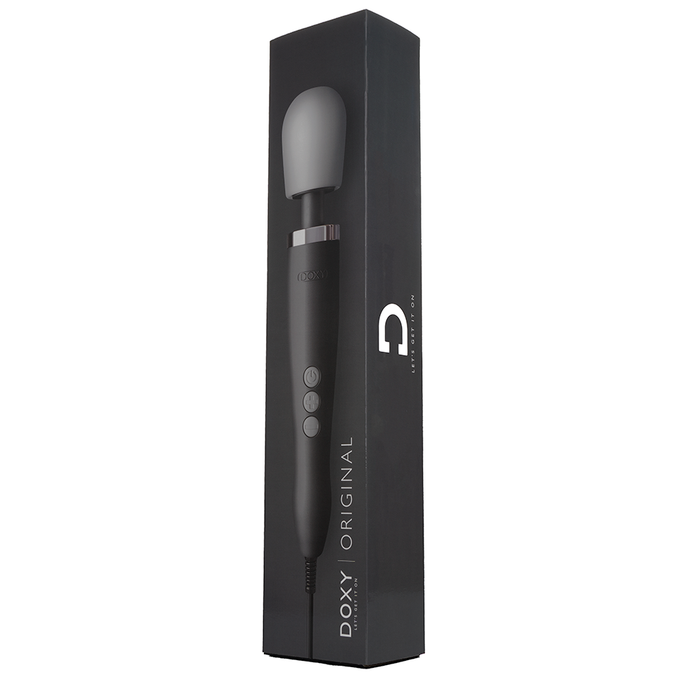 Doxy Extra Powerful Wand Vibrator - Black