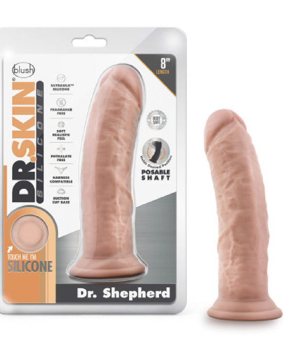 Blush Dildo Dr Shepherd 8 Inch Silicone Dildo - Vanilla