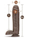 Blush Novelties Dildo Dr Skin Huge Realistic 10 Inch Dildo - Chocolate