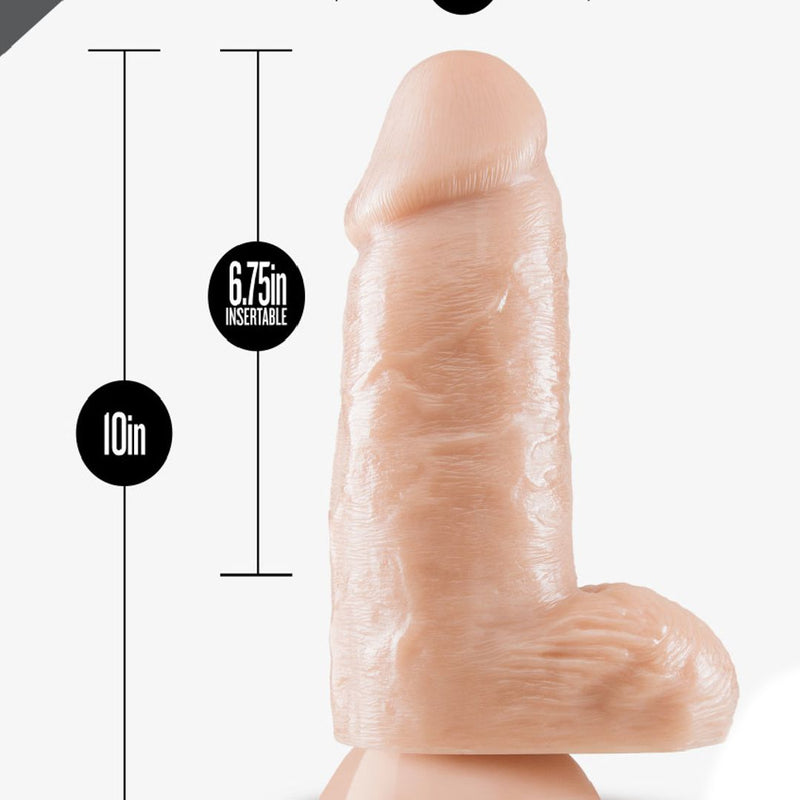 Dr. Chubbs 10 Inch Ultra Thick Dildo - Vanilla