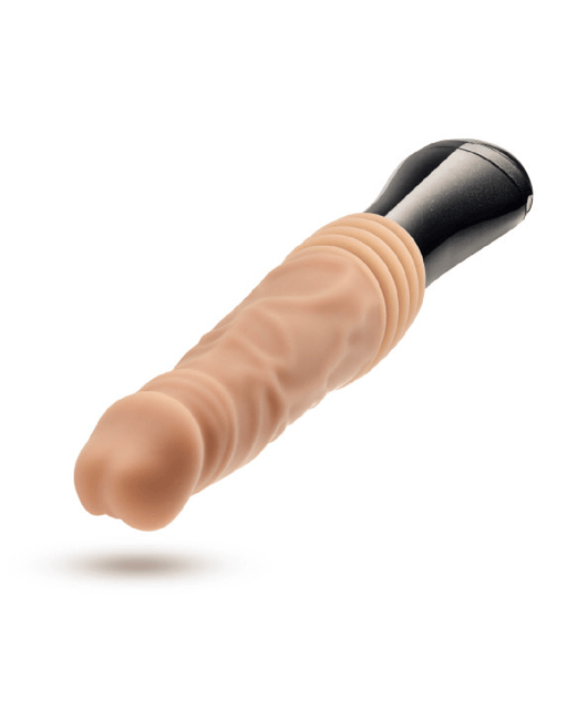 Blush Vibrator Dr. Knight Vibrating Thrusting Gyrating Realistic Silicone Dildo - Vanilla