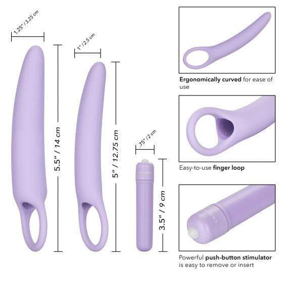 CalExotics Dilator Dr. Laura Berman® Isabelle™ Set of 2 Vibrating Silicone Vaginal Dilators