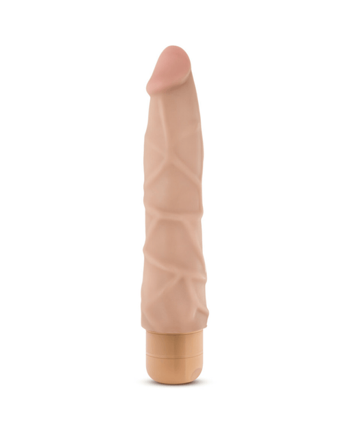 Blush Novelties Vibrator Dr. Skin Vibe 1 Realistic 9 inch Vibrating Cock - Vanilla