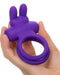 CalExotics Cock Ring Dual Rockin Rabbit Silicone Vibrating Couples Toy