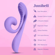 Junibell Constant Contact Adjustable Dual Motor Rabbit Vibrator by Tracy's Dog