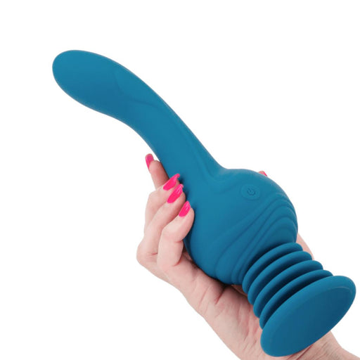 Earthquake Thrusting Shaking Gyrating Vibrating Dildo with Remote