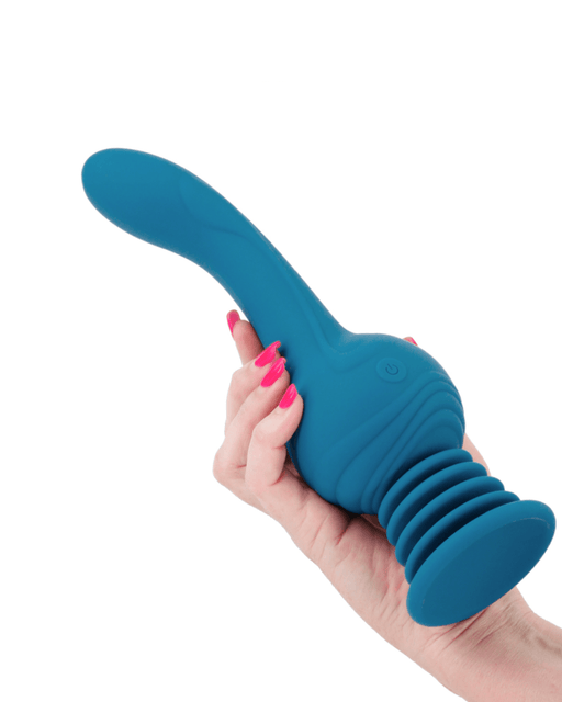 NS Novelties Vibrator Earthquake Thrusting Shaking Gyrating Vibrating Dildo with Remote