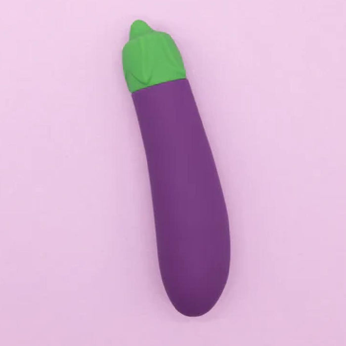 Eggplant Emojibator Ultra Discreet First Time Bullet Vibrator