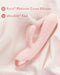 Elora Dual Motor Rabbit Vibrator with Double Teasers - Pale Pink