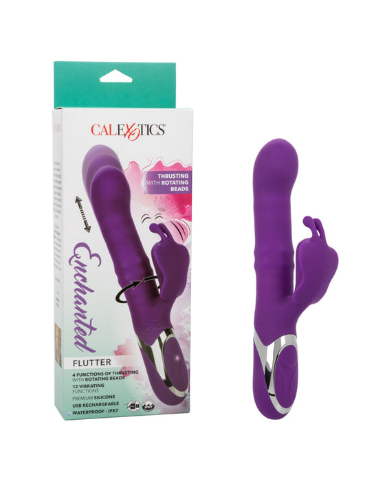 Enchanted Flutter Thrusting and Rotating Rabbit Vibrator