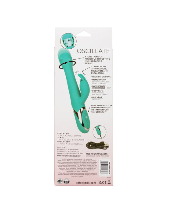 Enchanted Oscillate Rotating Head Rabbit Vibrator