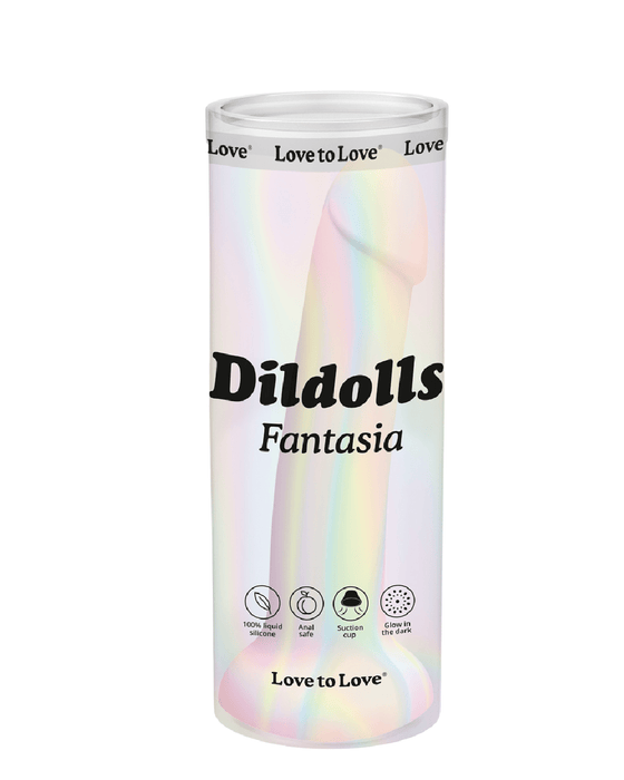 Lovely Planet Dildo Dildolls Fantasia Glow in the Dark Silicone Dildo