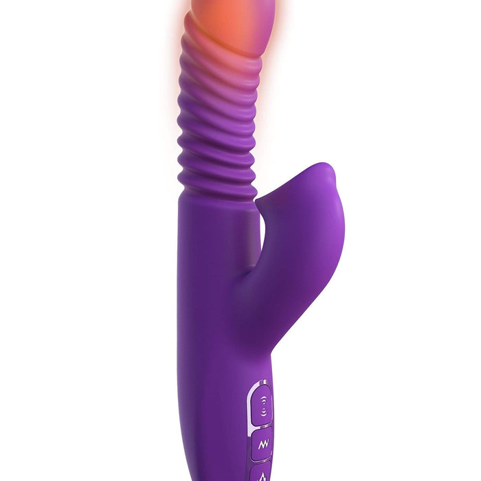 Pipedream Products Rabbit Vibrator Fantasy For Her Ultimate Thrusting Warming Clit Stimulator Rabbit Vibrator