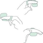 Dame Fin Rechargeable Silicone Finger Vibrator - Jade