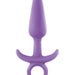 NS Novelties Butt Plug Purple Firefly Prince Glow In The Dark Silicone Butt Plug - Small