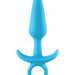 NS Novelties Butt Plug Blue Firefly Prince Glow In The Dark Silicone Butt Plug - Small