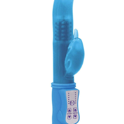 NS Novelties Vibrator Firefly Glow In the Dark Jessica Rabbit Vibrator - Blue