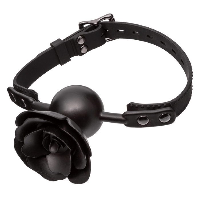Fobidden Removable Black Rose Ball Gag