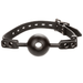 Fobidden Removable Black Rose Ball Gag
