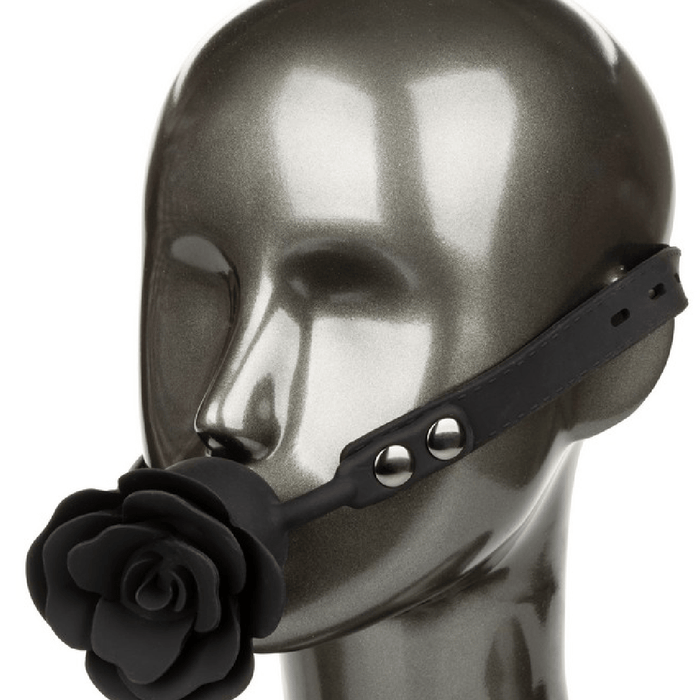 Fobidden Removable Black Rose Ball Gag