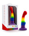 Blush Novelties Dildo Avant Pride P1 Freedom 6 Inch Silicone Rainbow Dildo