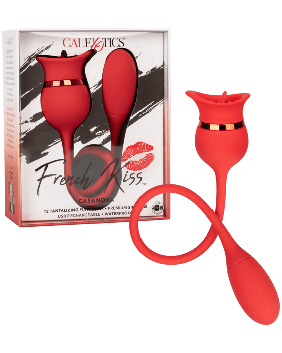 CalExotics Vibrator French Kiss Cassanova Double Ended Tongue Vibrator