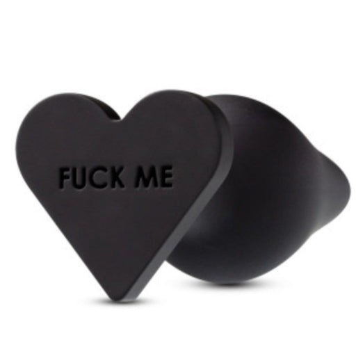 Blush Novelties Butt Plug Temptasia Fuck Me Silicone Heart Butt Plug