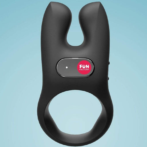 Fun Factory Cock Ring Fun Factory NŌS Vibrating Couples Penis Ring - Black