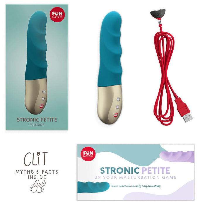 Fun Factory Stronic Petite Beginner Pulsating Thruster - Sea Blue