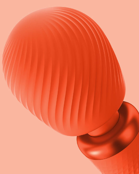 Fun Factory Vibrator Fun Factory Vim Silicone Weighted Rumbly Wand Vibrator - Orange