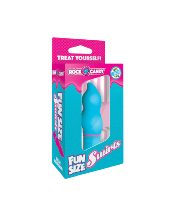 Rock Candy Vibrator Fun Size Swirl External Vibrator