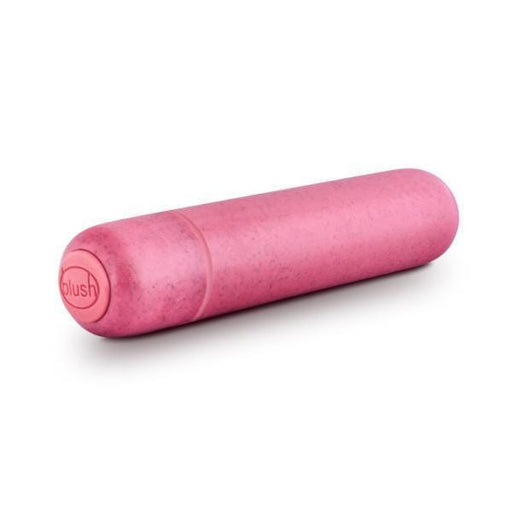 Blush Novelties Vibrator Gaia Biodegradable, Recyclable Eco Bullet Vibrator - Coral