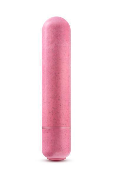 Blush Novelties Vibrator Gaia Biodegradable, Recyclable Eco Bullet Vibrator - Coral