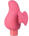 Blush Novelties Vibrator Gaia Eco Love Powerful Bullet with Texture Sleeve & Finger Grip - Pink