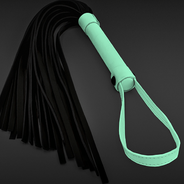 NS Novelties Floggers Glo Bondage Glow in the Dark Flogger