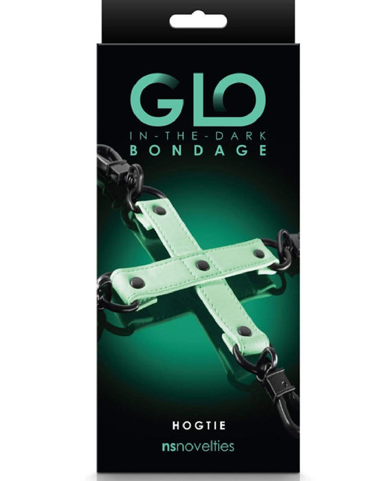 NS Novelties Restraints Glo Bondage Glow in the Dark Hog Tie