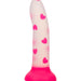 Glow Stick Heart Silicone First Time Glow in the Dark Dildo