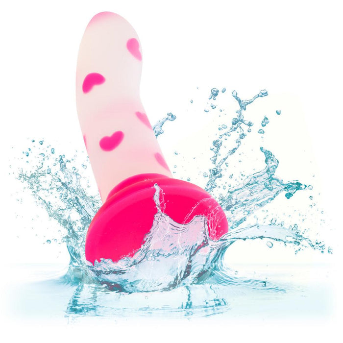 Glow Stick Heart Silicone First Time Glow in the Dark Dildo