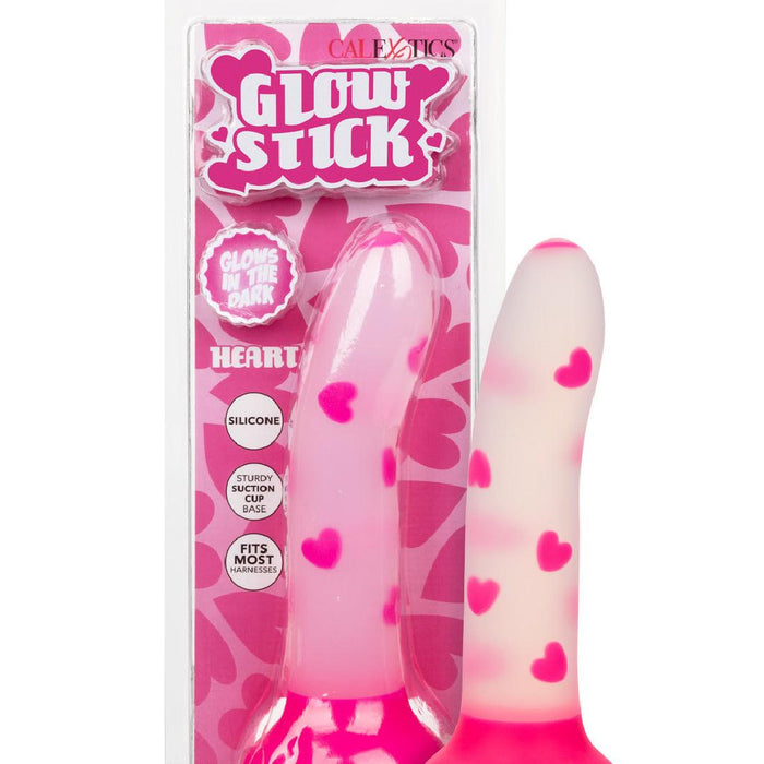 Glow Stick Heart Silicone First Time Glow in the Dark Dildo