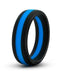 Blush Novelties Cock Ring Performance Silicone Silicone Go Pro Cock Ring - Black & Blue