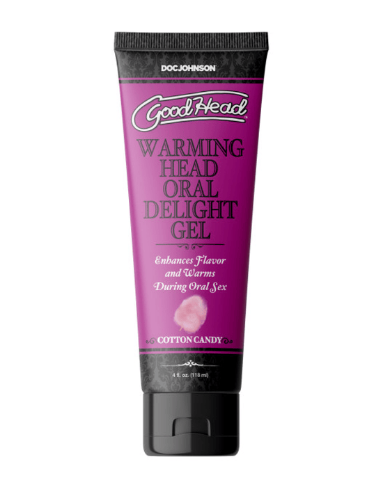 Doc Johnson Stimulation Gel GoodHead Warming Oral Delight Gel - Cotton Candy 4 oz