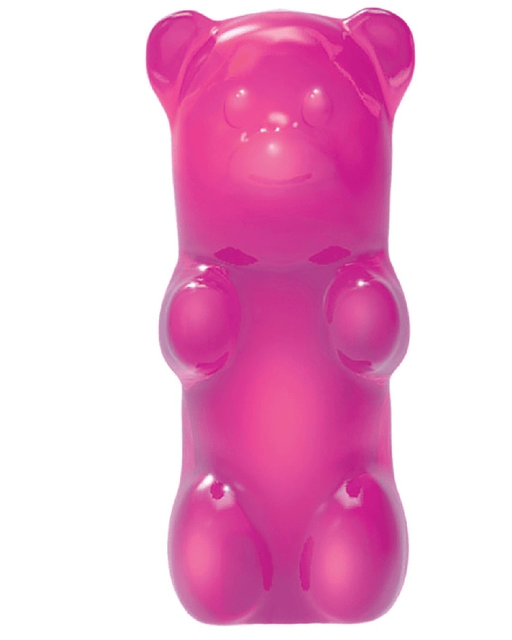 Rock Candy Vibrator Gummy Bear Mini Vibrator - Pink